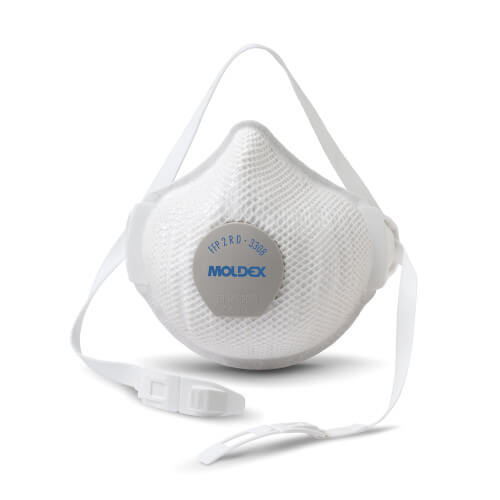 Moldex 3308 Valved Air Plus Pro FFP2 REUSABLE Face Mask (Box of 5)