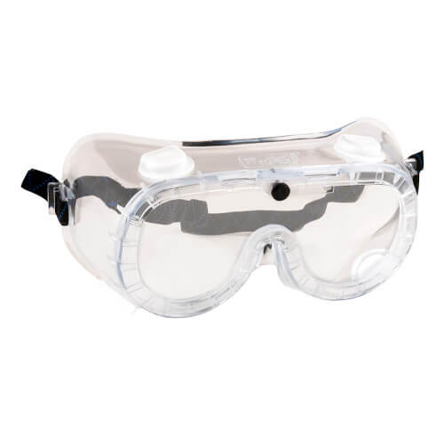Portwest Indirect Vent Goggles PW21 Clear Goggles