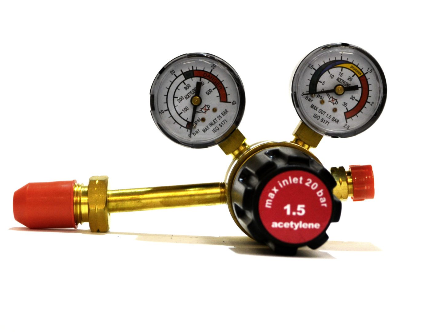 acetylene regulator side entry