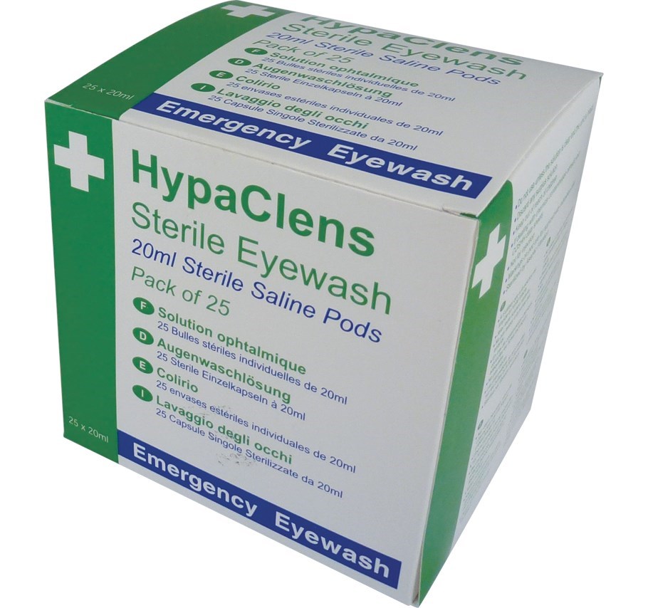 safetyfirstaid hypaclens eyewash pods