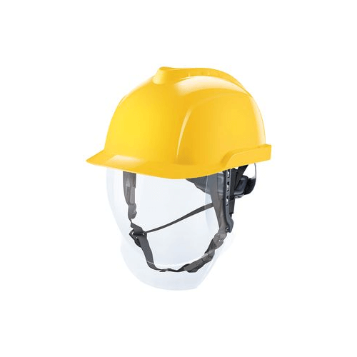 MSA V-Gard 950 Safety Helmet with Retractable Visor