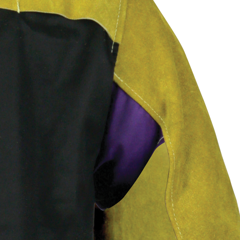P3788 UnderArm leather welding jacket under arm