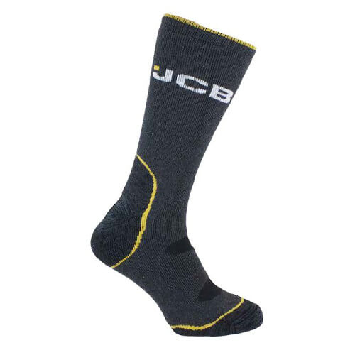 JCB PRO-TECH WOOL Work Socks (Size UK 6-8.5 & 9-12) Warm Feet in the Summer, Cool Feet in the Winter