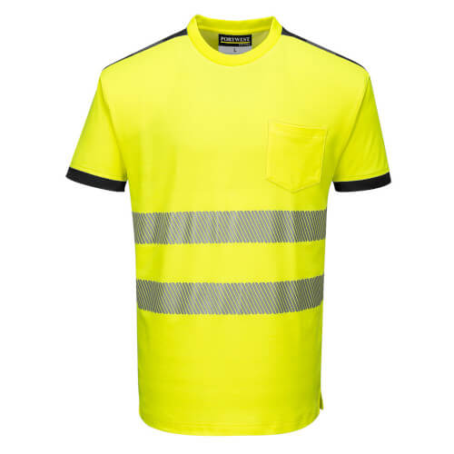 Portwest PW3 Hi-Vis Short-Sleeve T-Shirt T181