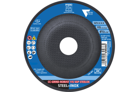 pferd cc-grind robust grinding disc