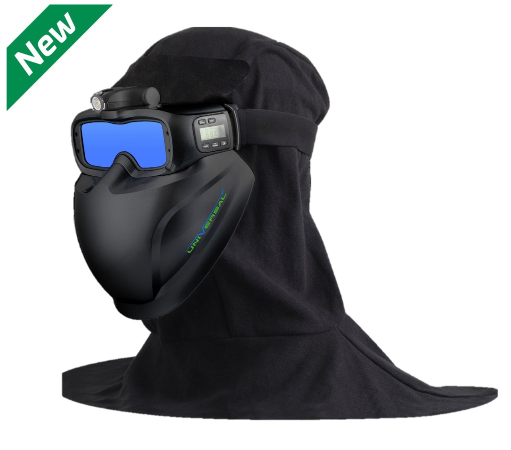 G SERIES GOGGLE WITH CHINGUARD HOOD BLACK Welding Auto Darkening Goggles