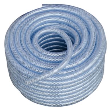 clear braided hose