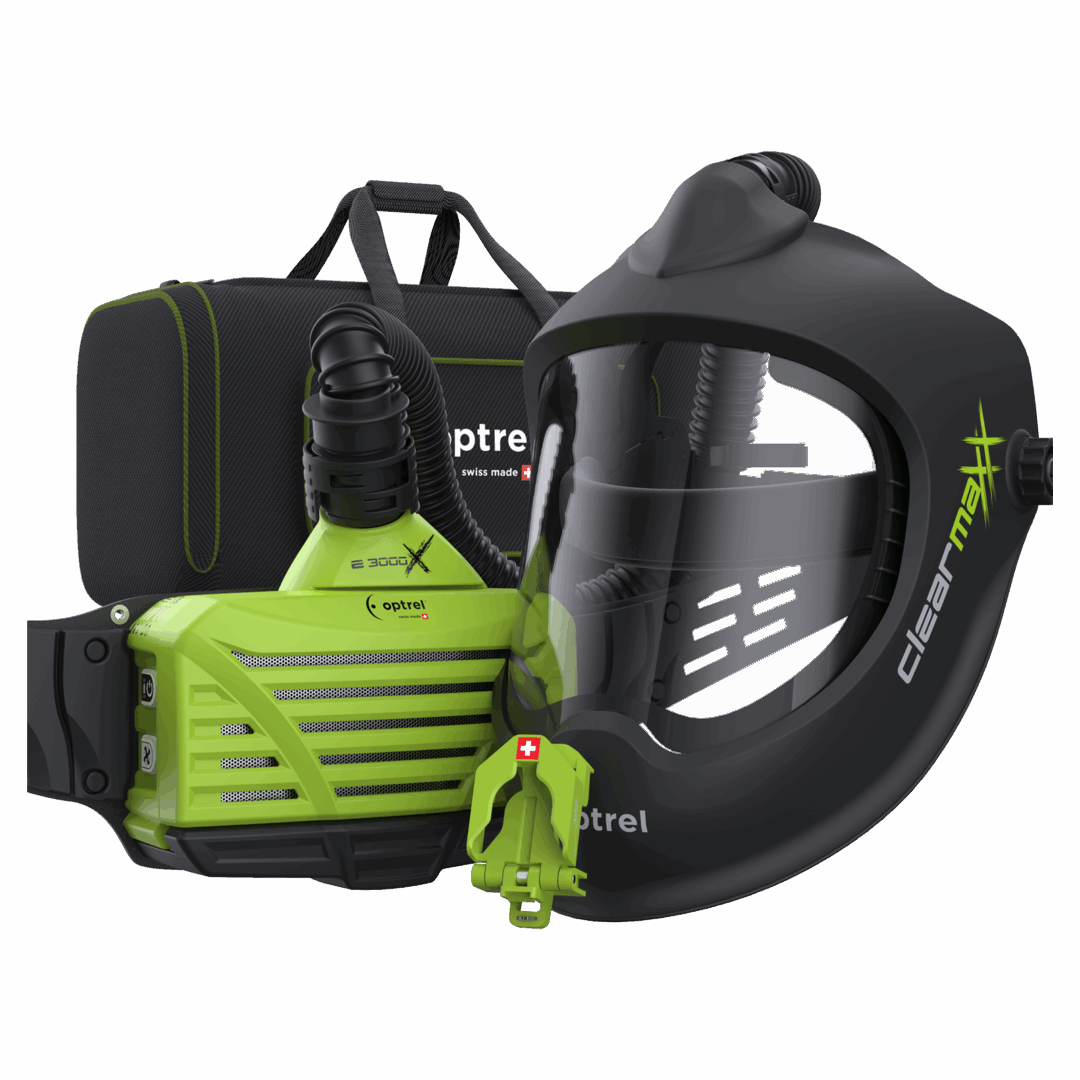 Optrel Clearmaxx air-fed Grinding Helmet