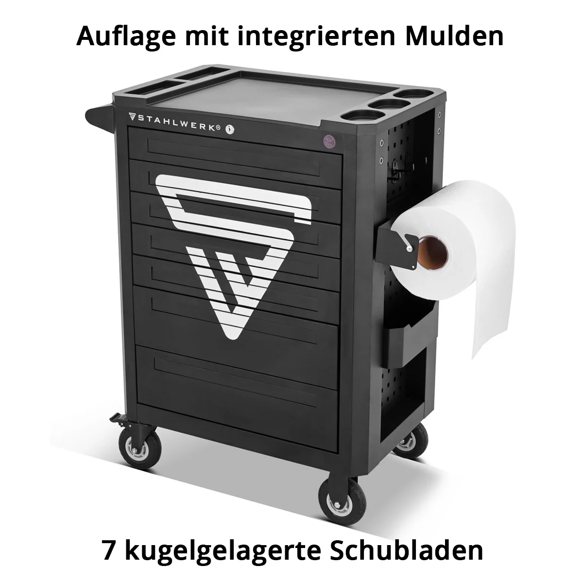 werkstattwagen werkzeugwagen montagewagen falcon2 Stahlwerk Falcon Workshop Trolley - Image 2