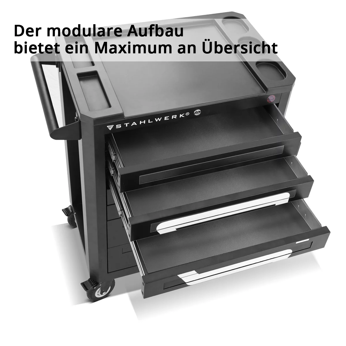 werkstattwagen werkzeugwagen montagewagen falcon3 Stahlwerk Falcon Workshop Trolley - Image 3