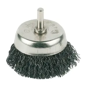 Silverline 75mm Rotary Steel Wire Cup Brush
